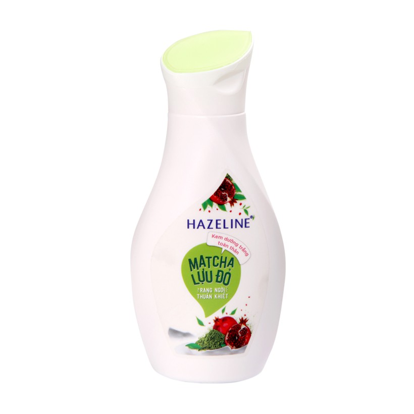 Sữa dưỡng thể trắng da Hazeline Matcha Lựu Đỏ
